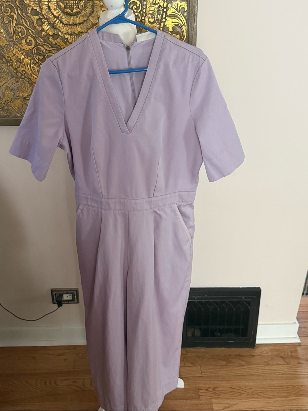 Icebreaker Merino Natural Blend Lilac Jumpsuit Size Large